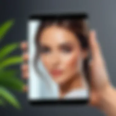 Elegant Enhancement Elegant example of photo enhancement through background concealment