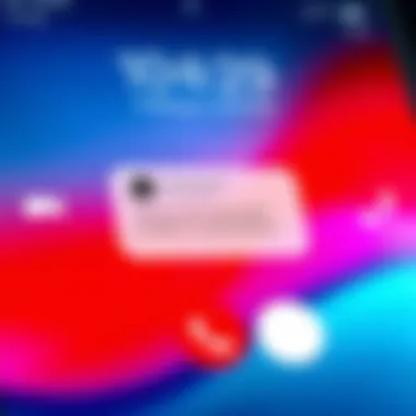 Incoming Call Notifications Visual representation of incoming call notifications