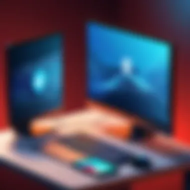 Enhanced Privacy and Streaming Conceptual image depicting enhanced online privacy and streaming capabilities.