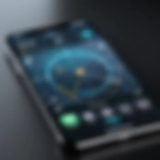 A screenshot of a popular navigation app interface on an iPhone