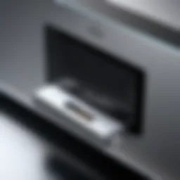Detailed view of iPad Air USB port highlighting its design