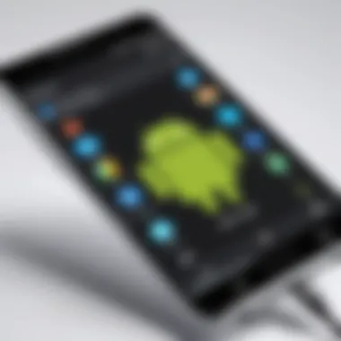 OTG Connections with Android Devices Diagram showing OTG connections with Android devices