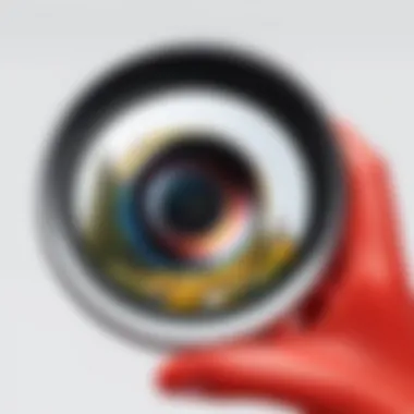 Functionalities of Google Lens Visual representation of Google Lens functionalities.