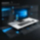 Diagram illustrating the upgrade path to Windows 10