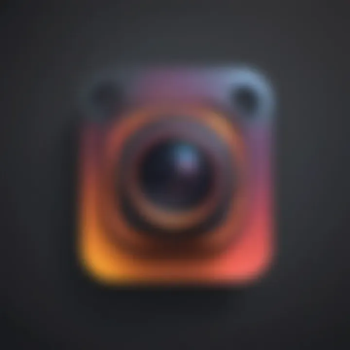 Artistic depiction of Instagram profile optimization for audience engagement
