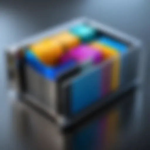 An illustration depicting the Windows file explorer interface showing compressed files