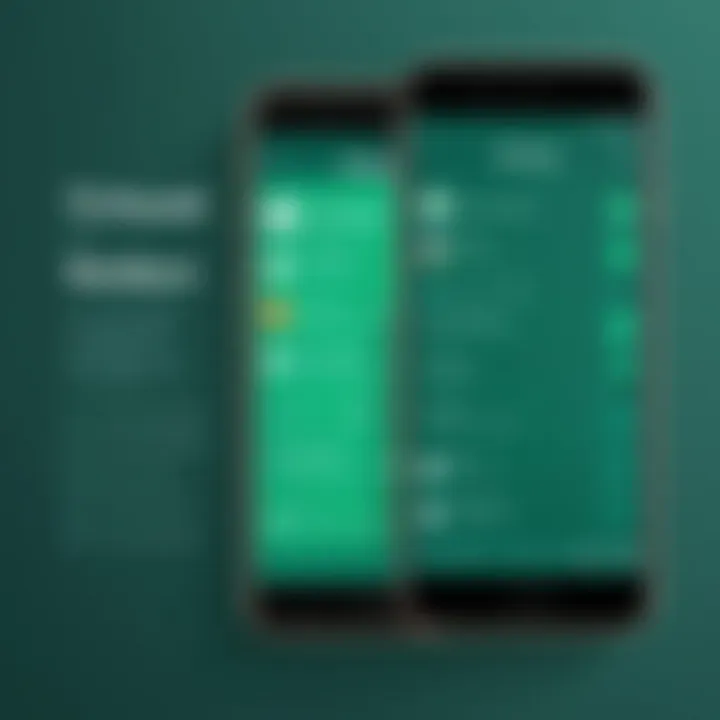 An infographic comparing traditional numbers and virtual numbers in the context of WhatsApp.