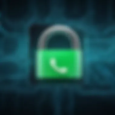 Securing Your Communication: The Importance of Privacy A digital lock symbolizing privacy and security in communication apps like WhatsApp.