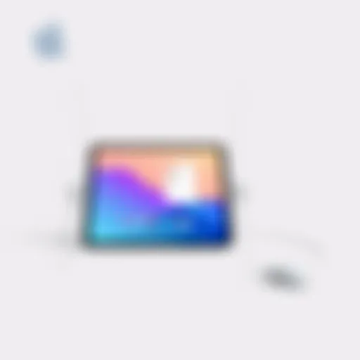 iPad connected as a second display