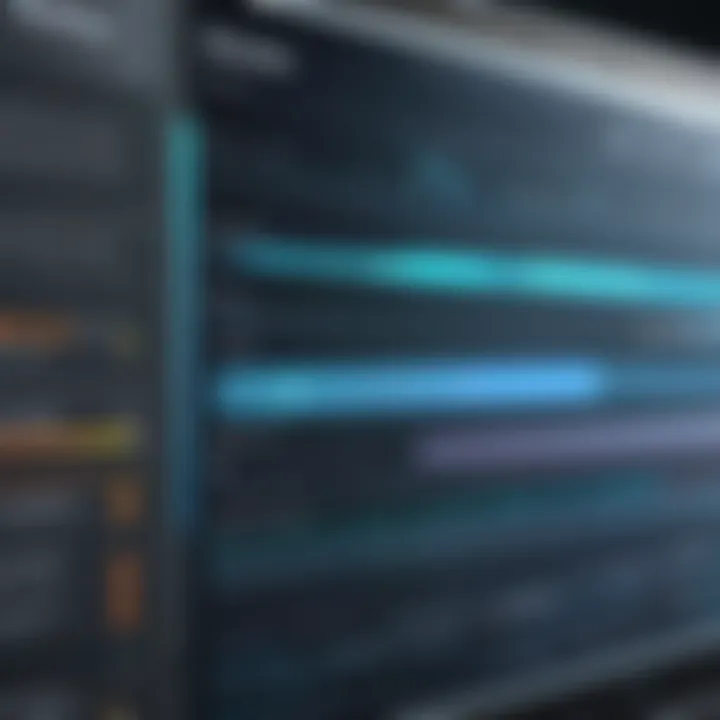 Creative layout of a video timeline with text elements arranged artfully