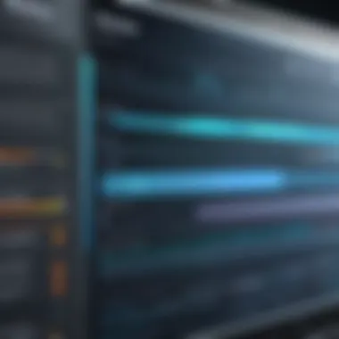 Artful Video Timeline with Text Creative layout of a video timeline with text elements arranged artfully