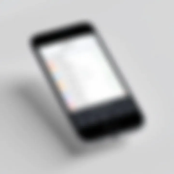 Overview of iPhone voicemail interface