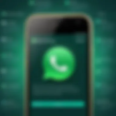 Visualization of user privacy options in messaging apps