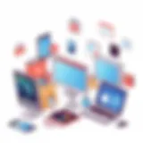 Exploring Online Platforms for Device Resale A visual representation of various online platforms for selling electronics