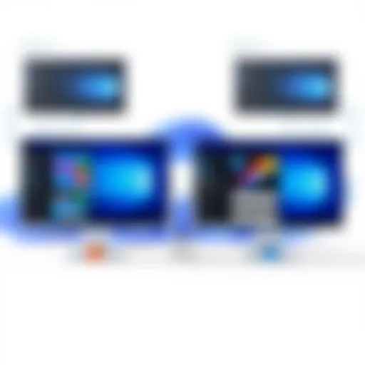 Comparison of user interfaces between Windows 10 and Windows 11