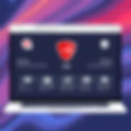 Interface of ZenMate Free VPN showcasing features